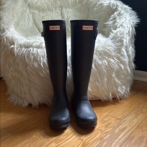 Hunter Classic Navy Waterproof Boots